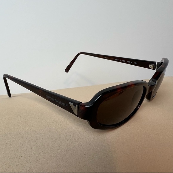 Emporio Armani Accessories - Emporio Armani Sunglasses Womens Brown 640-S 063 49-18-135 Italy